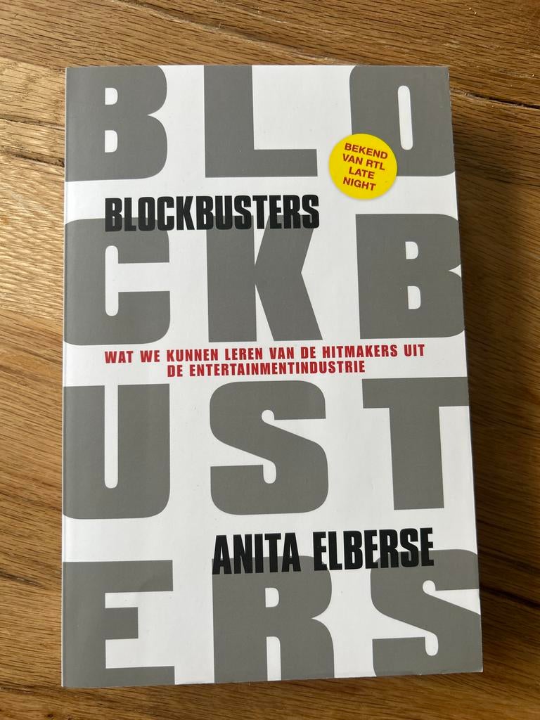 Blockbusters: Wat we kunnen leren van de entertainment, Ophalen of Verzenden, Zo goed als nieuw, Nederland
