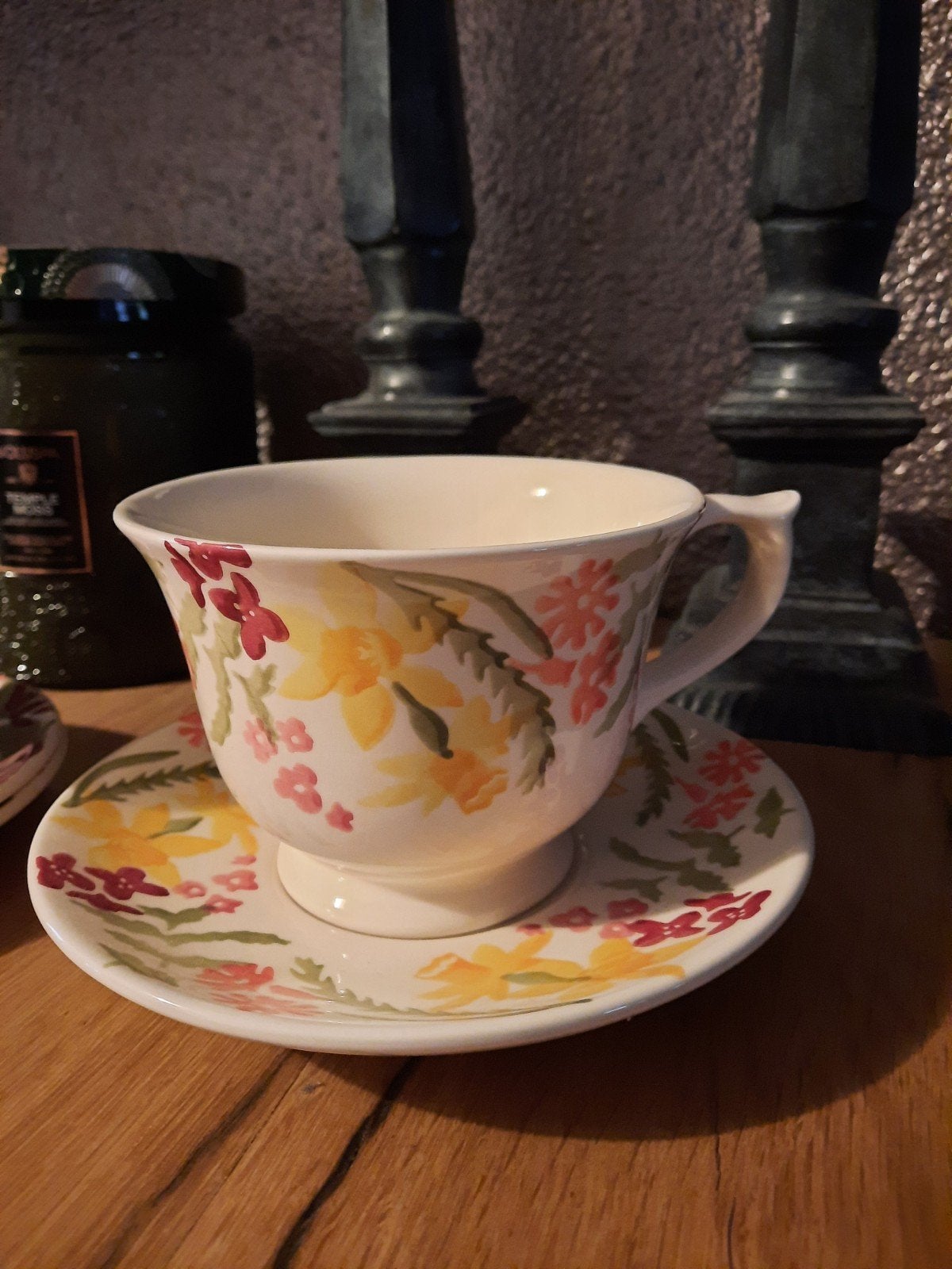Emma Bridgewater cup and sauzer 3, Ophalen of Verzenden, Aardewerk, Overige stijlen, Kop(pen) en/of Schotel(s)