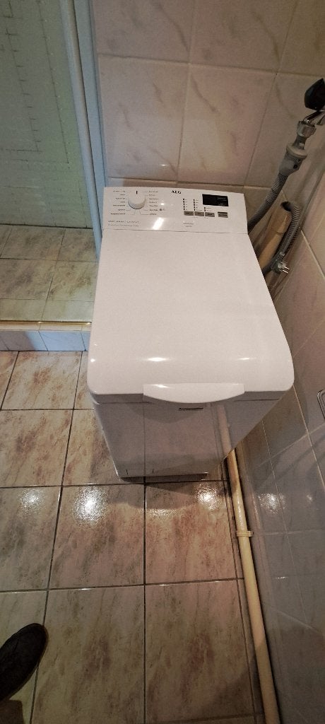 AEG Lavamat ruimtebesparende wasmachine bovenlader, Ophalen, 1200 tot 1600 toeren, Gebruikt, 4 tot 6 kg
