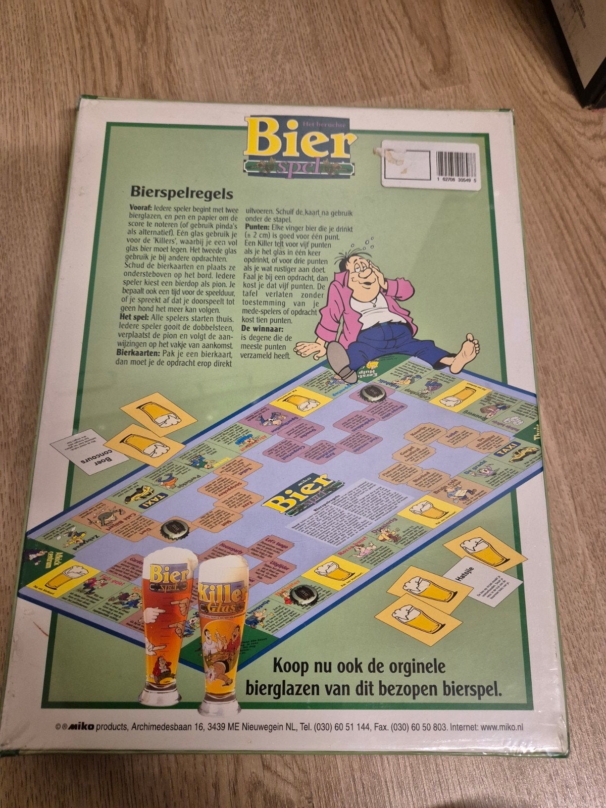 Het bier spel bordspel, Hobby en Vrije tijd, Gezelschapsspellen | Bordspellen, Ophalen of Verzenden