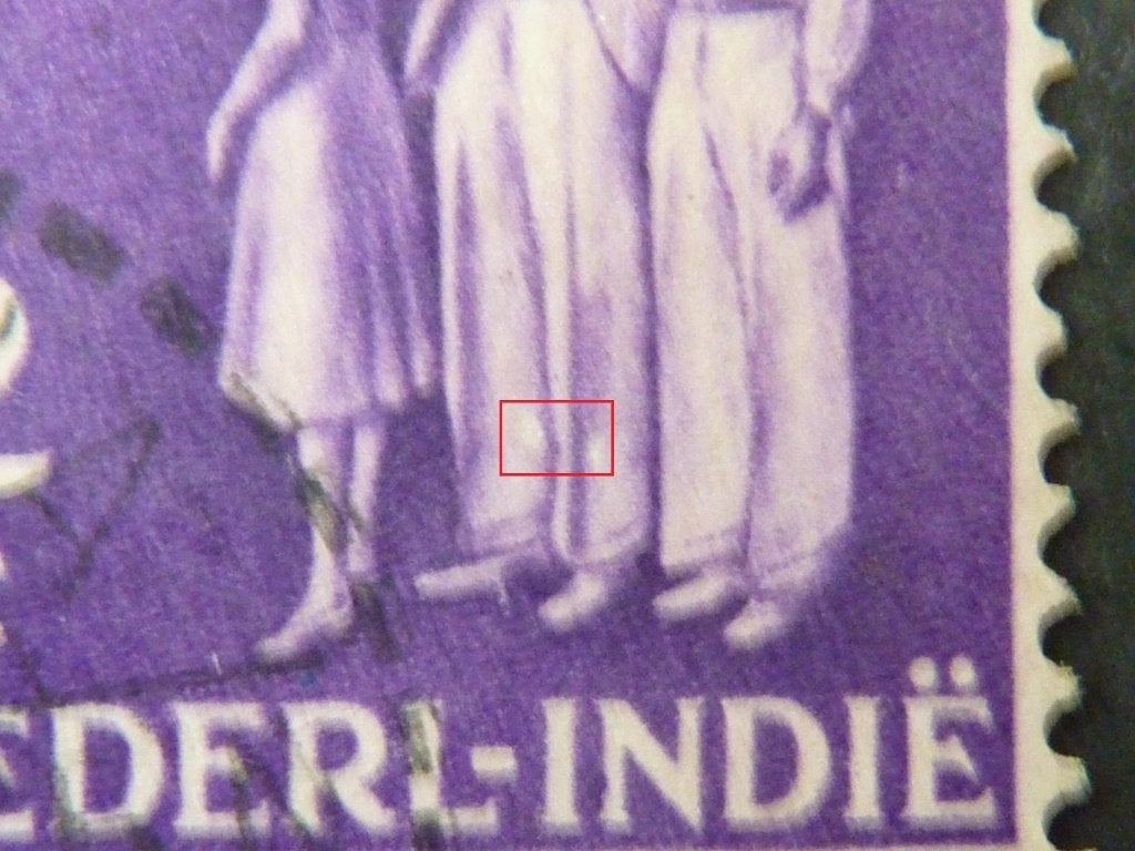Plaatfout ned. Indie. 266 , Gestempeld., Ophalen of Verzenden, Gestempeld, Nederlands-Indië