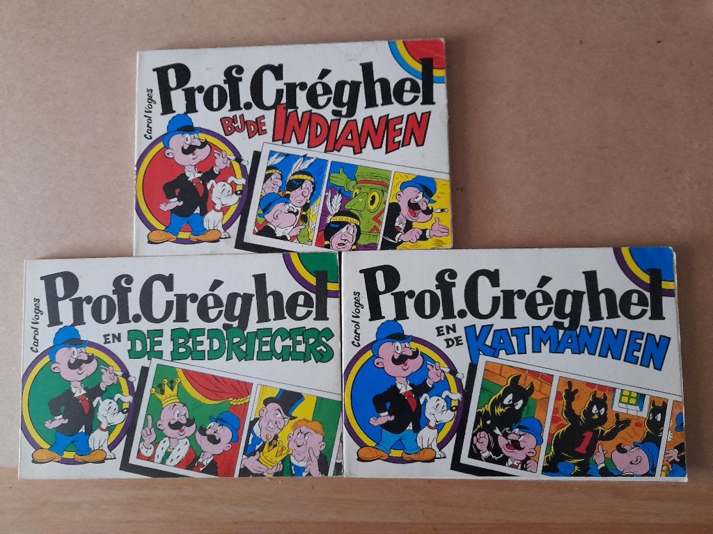 3x Prof Greghel  Carol Voges, Boeken, Stripboeken, Eén stripboek, Ophalen of Verzenden, Zo goed als nieuw