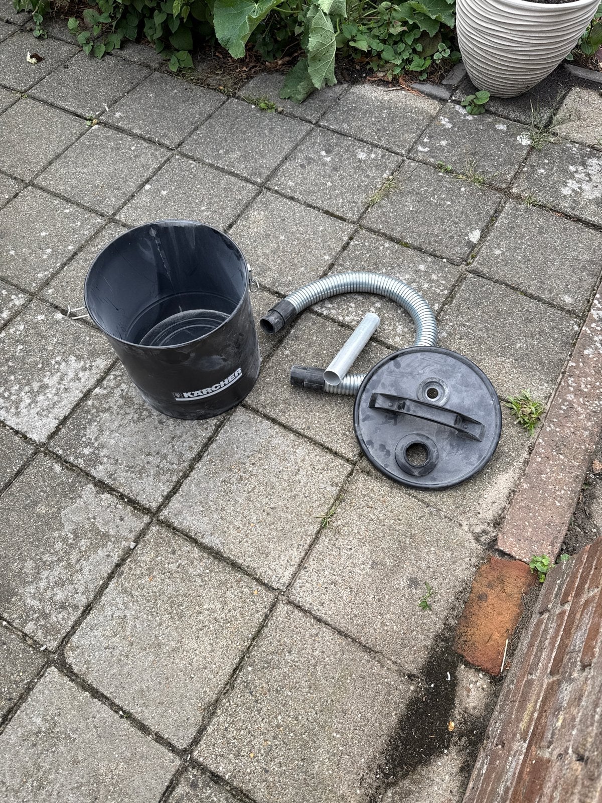 Kärcher nat/droog stofzuiger openhaard, Ophalen, Gebruikt, Kärcher, Industriële stofzuiger