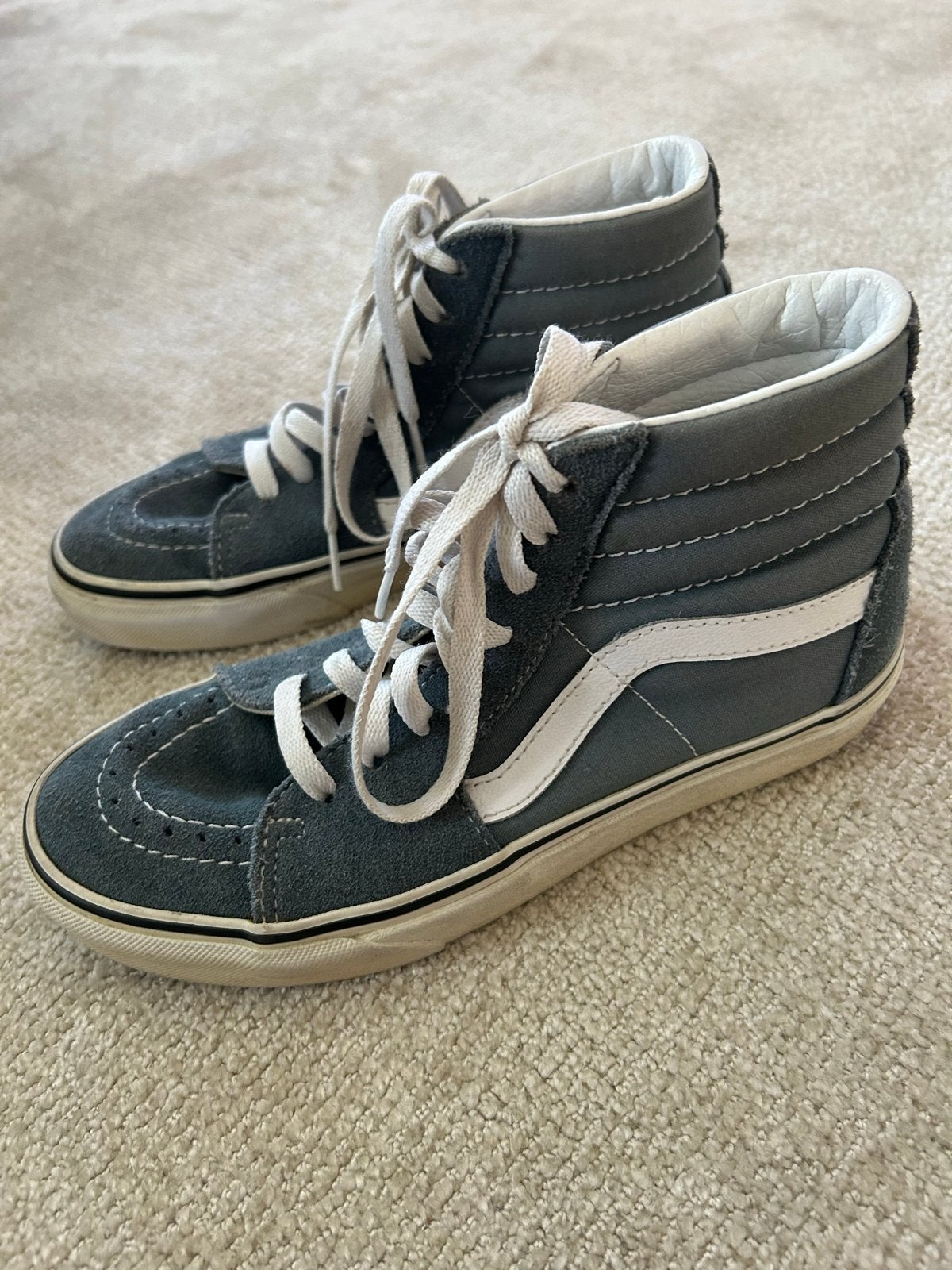 Vans Sk8-Hi sneakers, Kleding | Dames, Schoenen, Ophalen of Verzenden, Gedragen, Grijs, Sneakers of Gympen