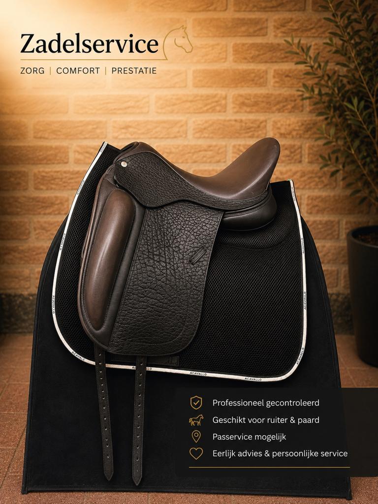 Patrick’s Saddlery 17,5 inch - Passervice mogelijk, Ophalen of Verzenden, Zo goed als nieuw, Dressuur