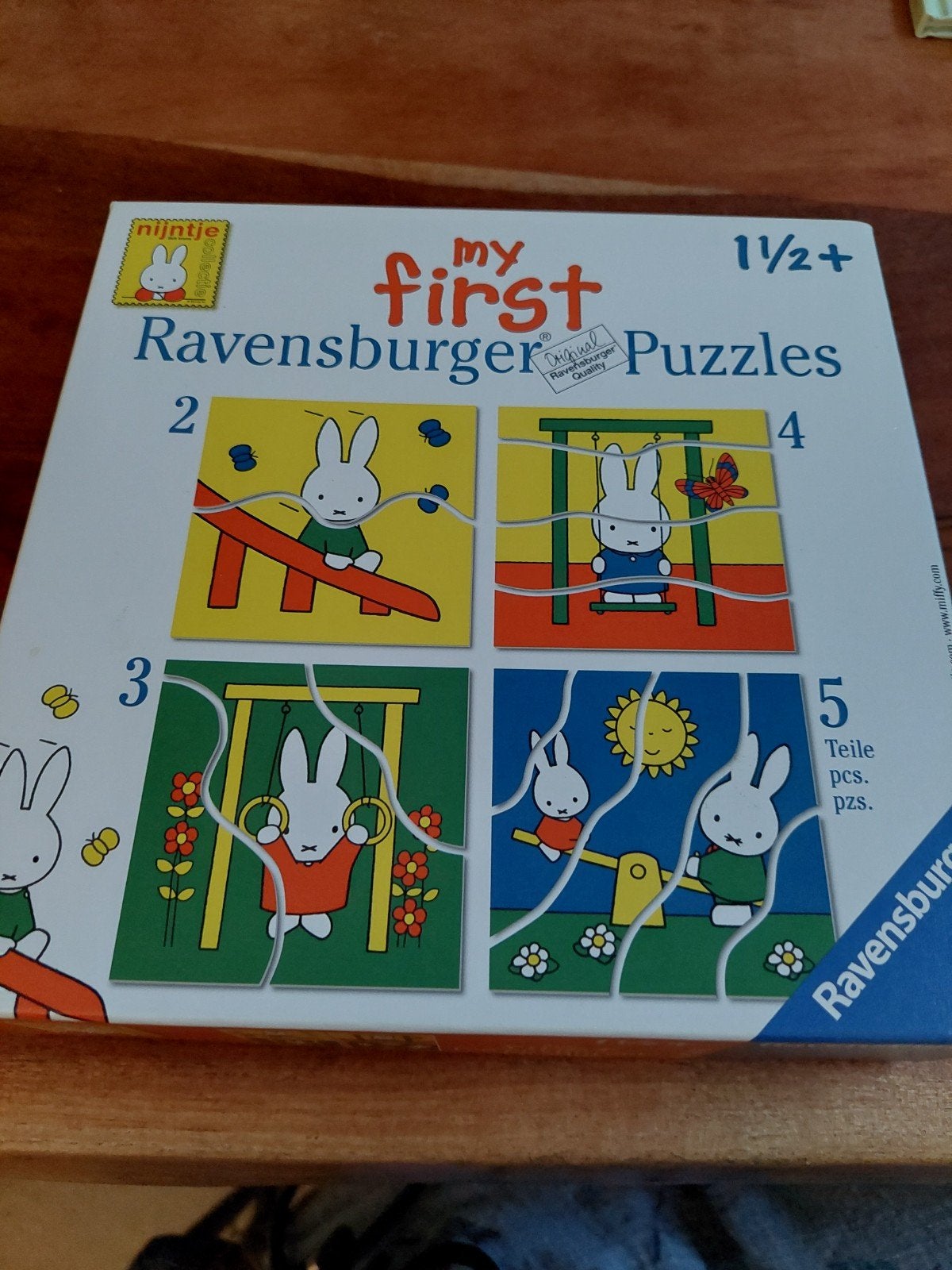 Nijntje Ravensburger Puzzels - Mijn Eerste Puzzels, Ophalen, Minder dan 10 stukjes, Gebruikt, 0 tot 6 maanden