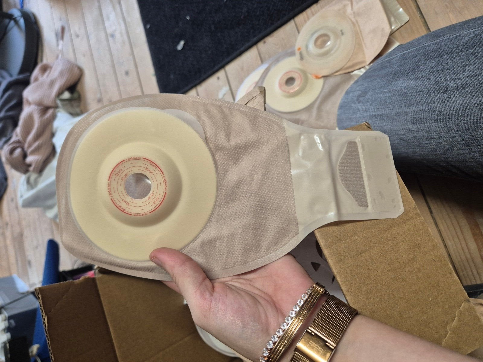stomazakken /stoma materiaal op verschillende maten te knipp, Ophalen of Verzenden, Nieuw