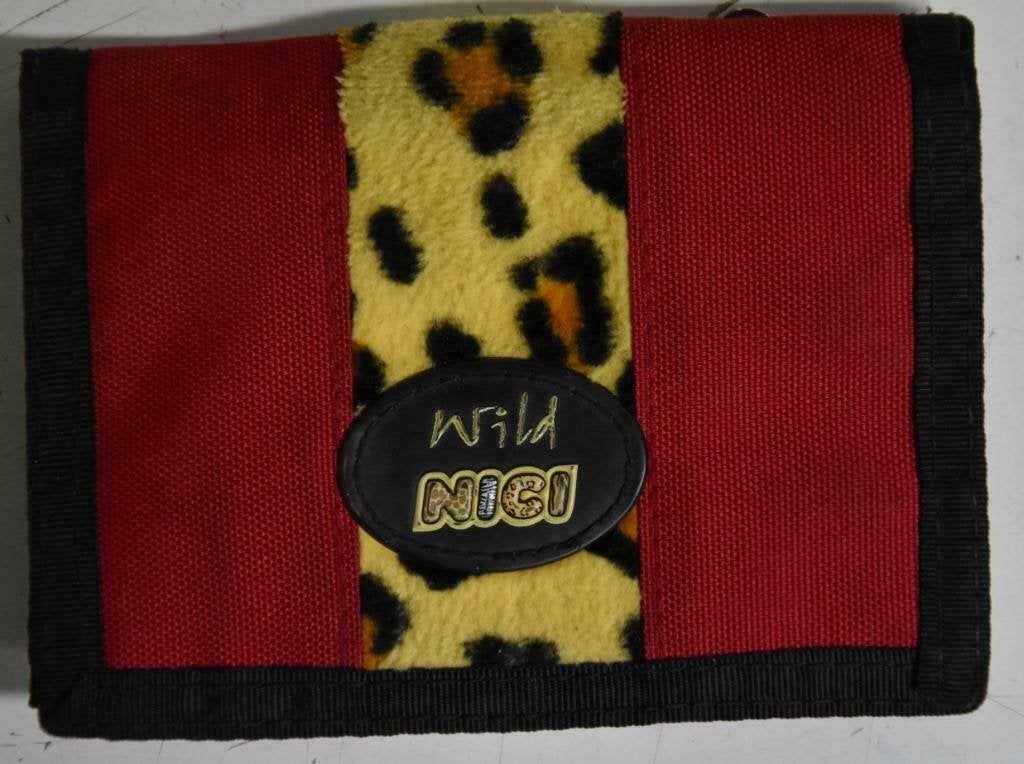 wild nici kinder vouw portemonnee animal dieren panter print, Ophalen of Verzenden, Zo goed als nieuw, Overige kleuren, Overige merken