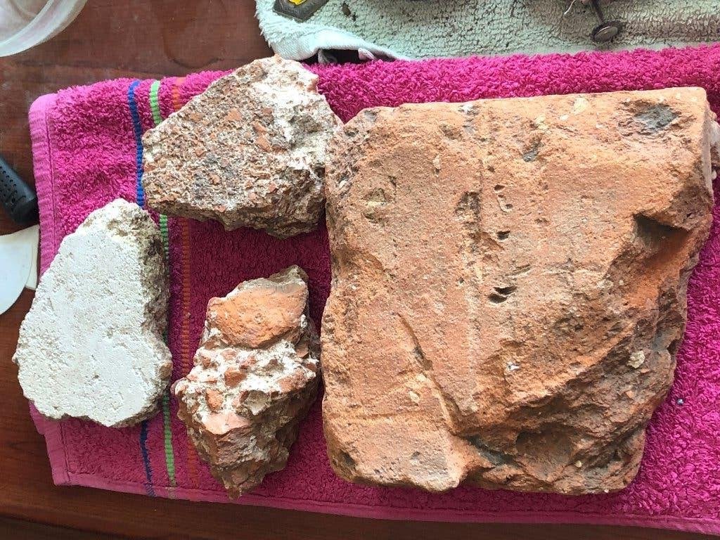 Romeins BADHUIS NIJMEGEN onderdelen THERMEN bodemvondst, Ophalen of Verzenden