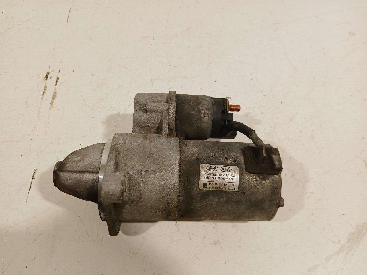 Startmotor Kia Stonic, Onderdelen@venauto.nl, Van der Ven Autorecycling B.V., Gebruikt, Ettenseweg 76, 4706 PB Roosendaal, The Netherlands