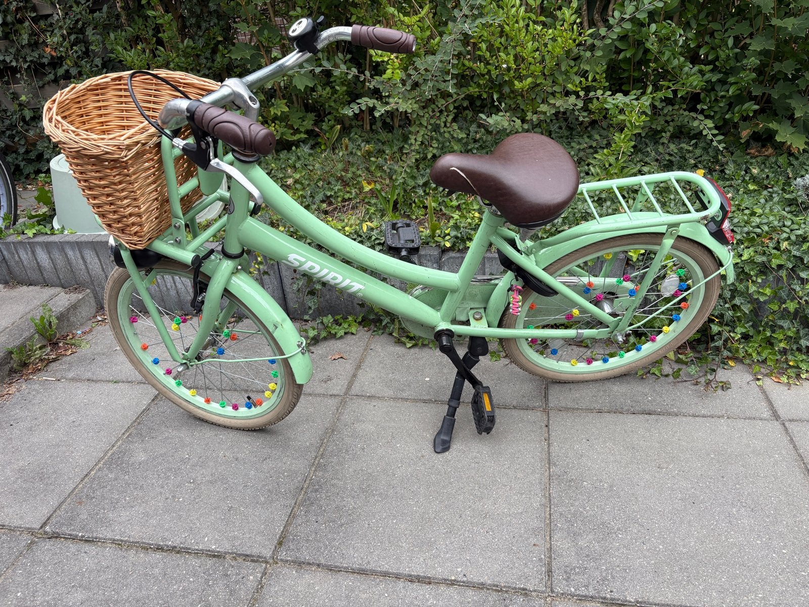 Spirit meisjesfiets 20 inch, Ophalen, Terugtraprem, Gebruikt, Handrem