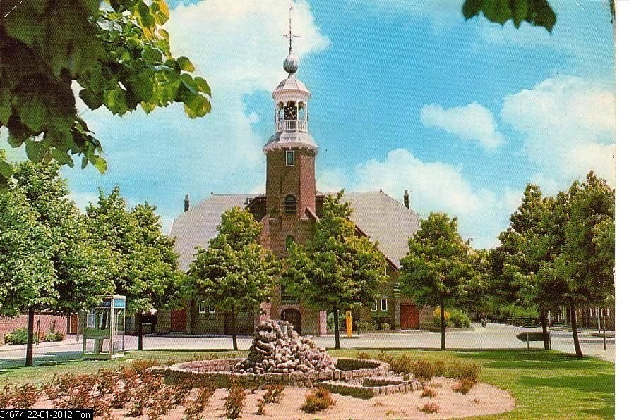 Ansichtkaart 	Stavenisse	NH Kerk, Verzenden, 1980 tot heden, Gelopen, Zeeland