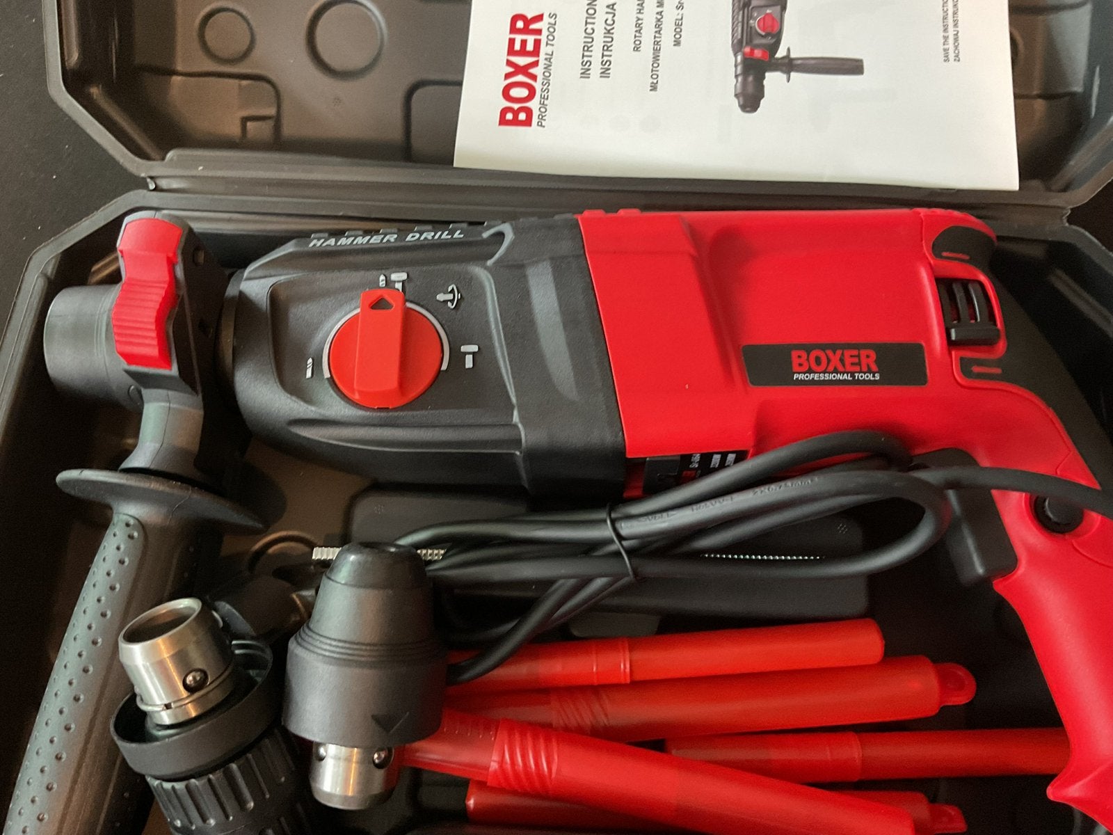 3200 w boorhamer met extra boorkop sds boren en beitels, Ophalen of Verzenden, Nieuw, Boor- en/of Breekhamer