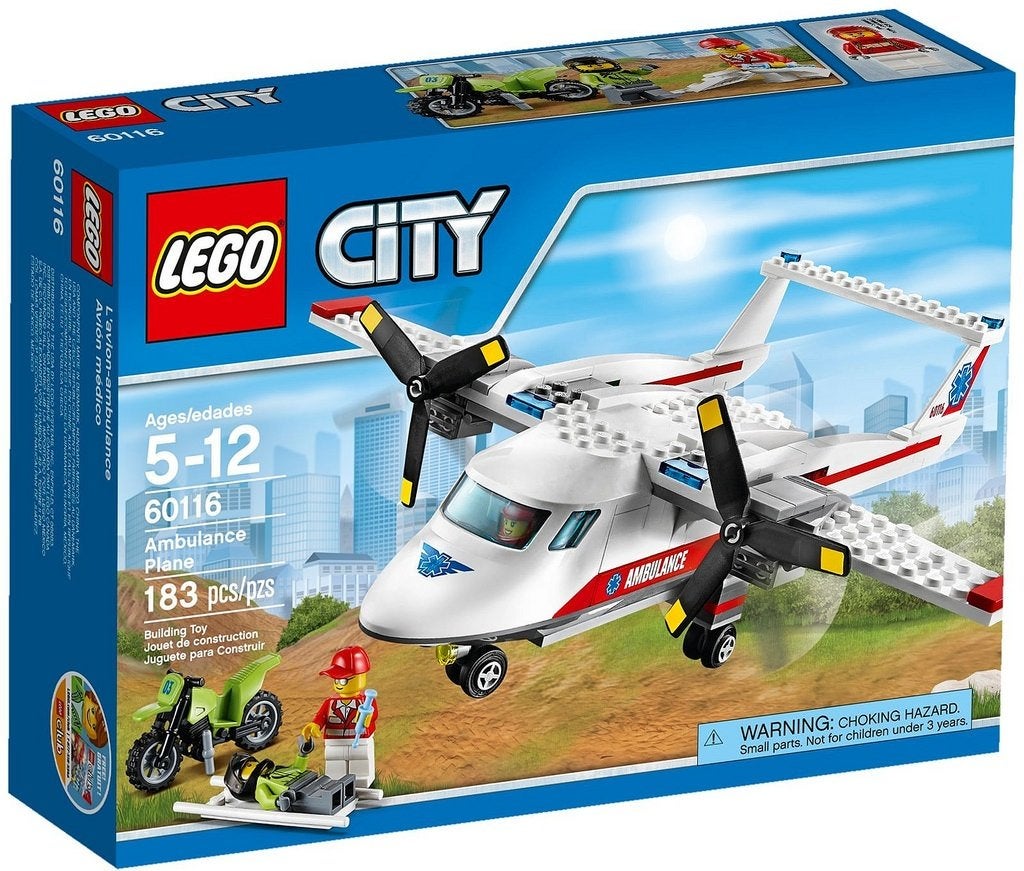 LEGO City 60116 Ambulancevliegtuig        * 't LEGOhuis *, Lego, Nieuw, Ophalen of Verzenden, X