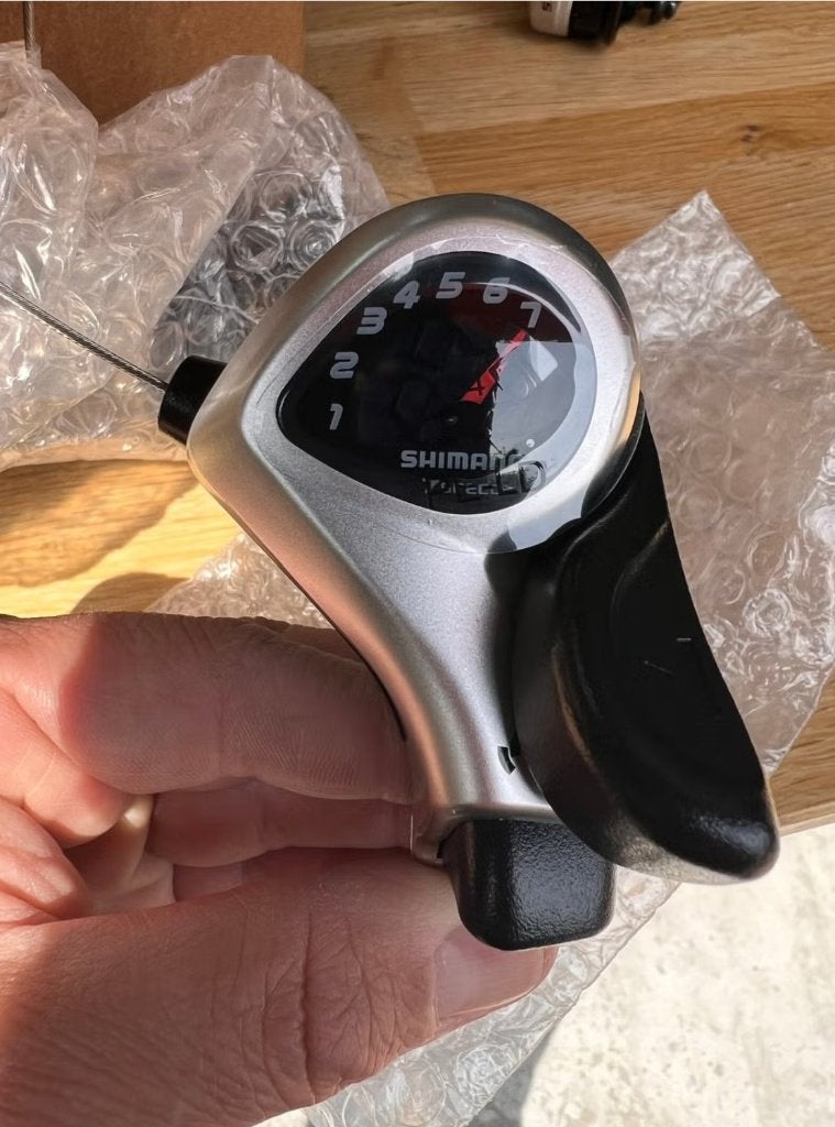 fatbike parts OUXI V8 Shimano Versnelling–7-Speed Shifter, Fietsen en Brommers, Ophalen of Verzenden, Derailleur of Ketting, Kinderfiets