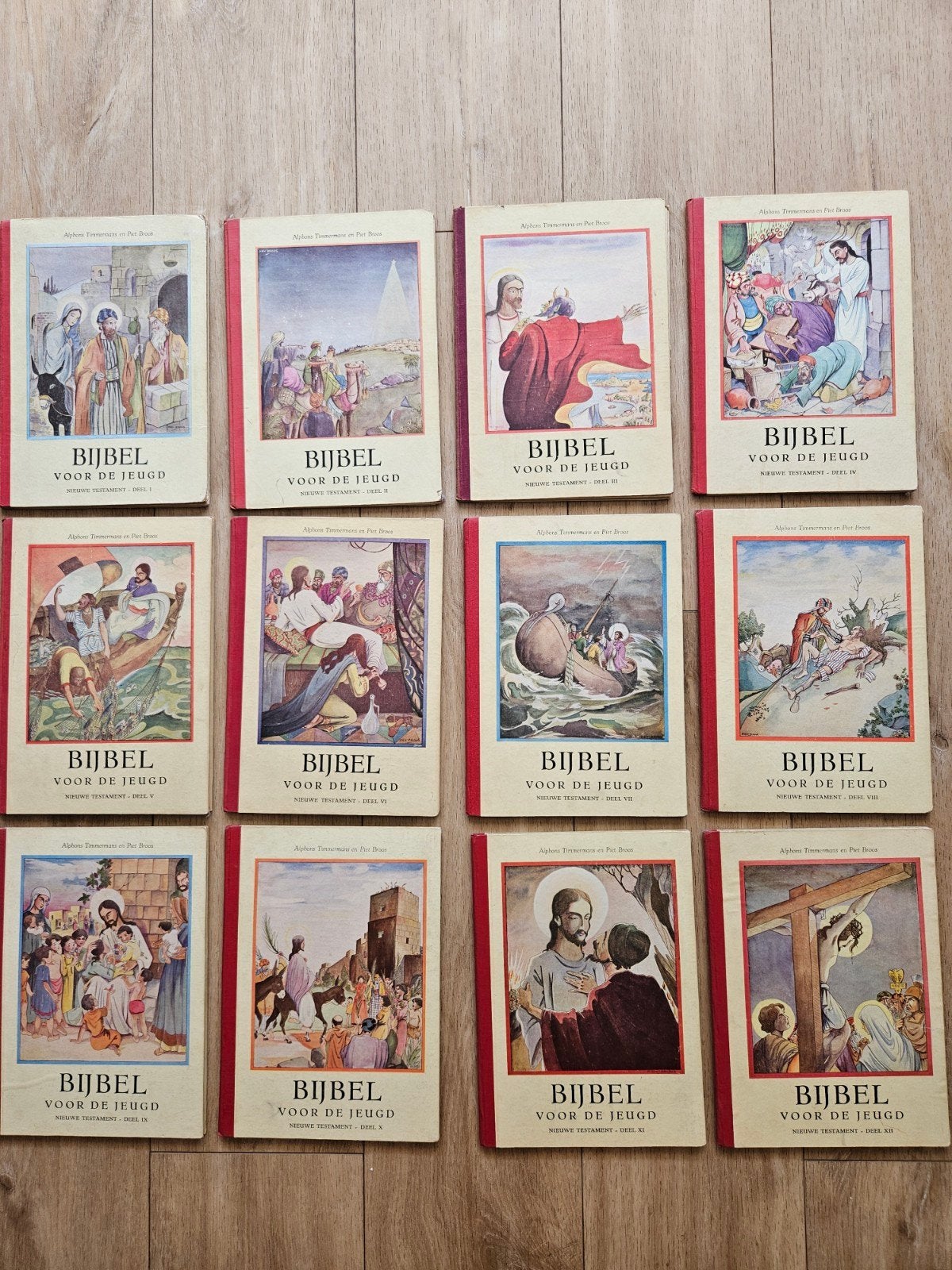 Verzameling Bijbel voor de Jeugd - deel 1 - 12, Ophalen of Verzenden, Gelezen, Alphons Timmermans & Piet Broos