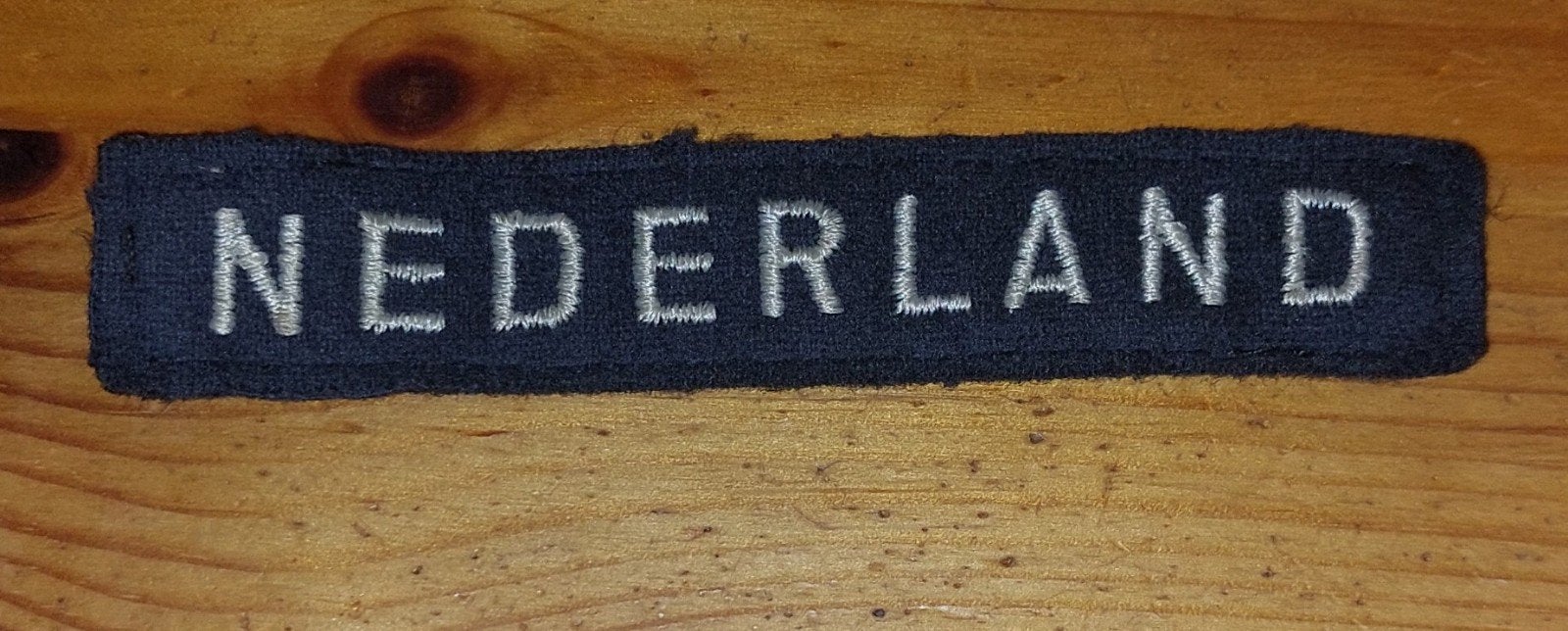 Naamlint Koninklijke Luchtmacht, Ophalen of Verzenden, Landmacht, Nederland, Embleem of Badge
