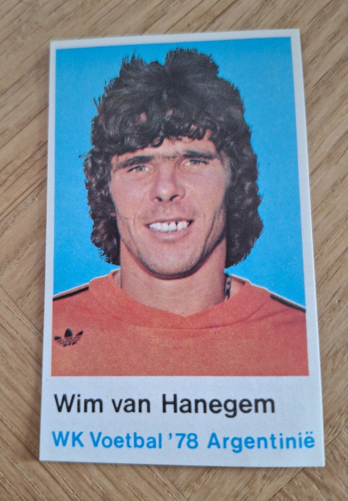 Kaartje Willem van Hanegem (1977) Kortekaas, Ophalen of Verzenden, Nieuw, Overige binnenlandse clubs, Poster, Plaatje of Sticker