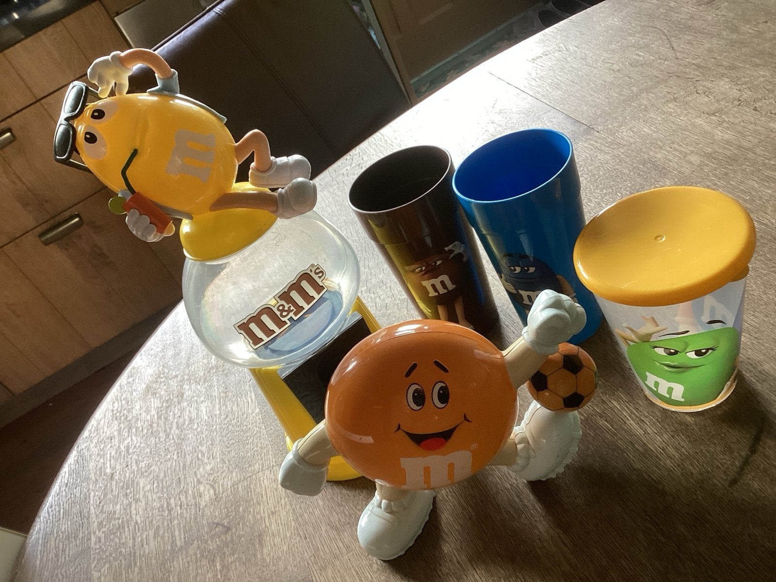 Vintage M&M's Verzameling: Dispenser, Figuren & Bekers (196, Ophalen of Verzenden, Gebruikt