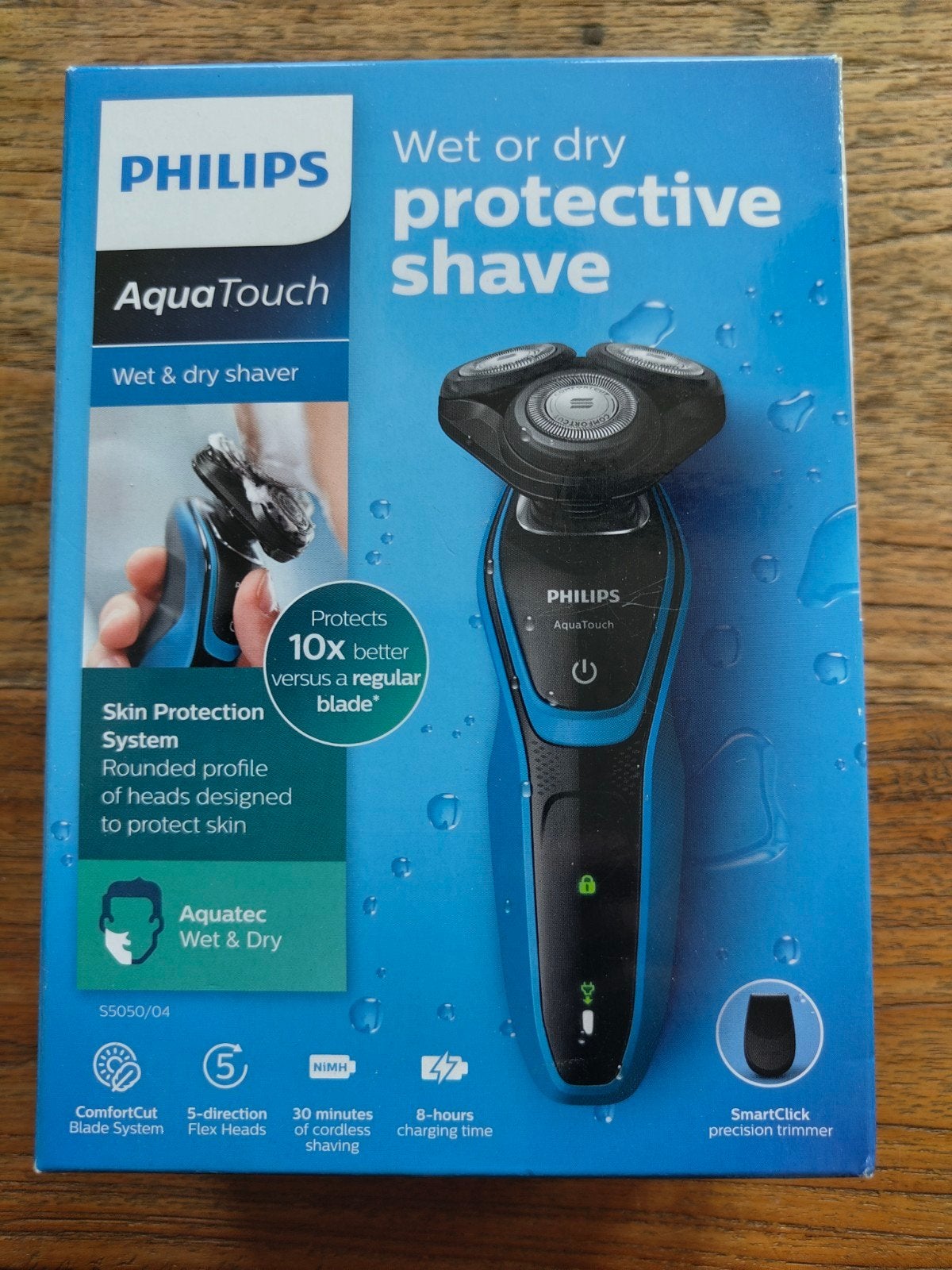 Nieuw Philips AquaTouch Wet & Dry Scheerapparaat S5050/04, Ophalen of Verzenden, Nieuw, Scheren en Epileren