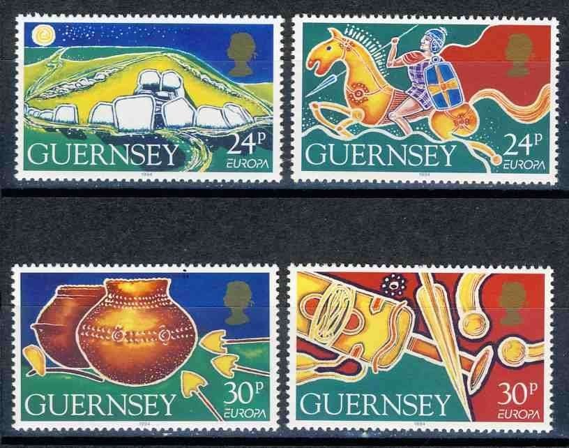 CEPT Guernsey 635/38 1994 postfris, Postzegels en Munten, Ophalen of Verzenden, Postfris, Overige thema's