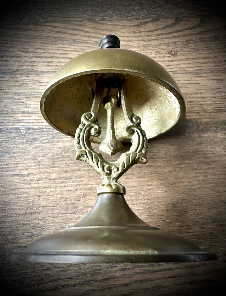 Messing Tafelbel Antiek Decoratie brocante bel vintage mooi, Verzenden