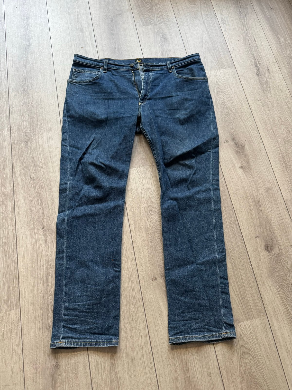 Lee Brooklyn Straight Jeans W40 L32, Ophalen of Verzenden, Gedragen, Blauw, W40 - W42 (confectie 56/58)
