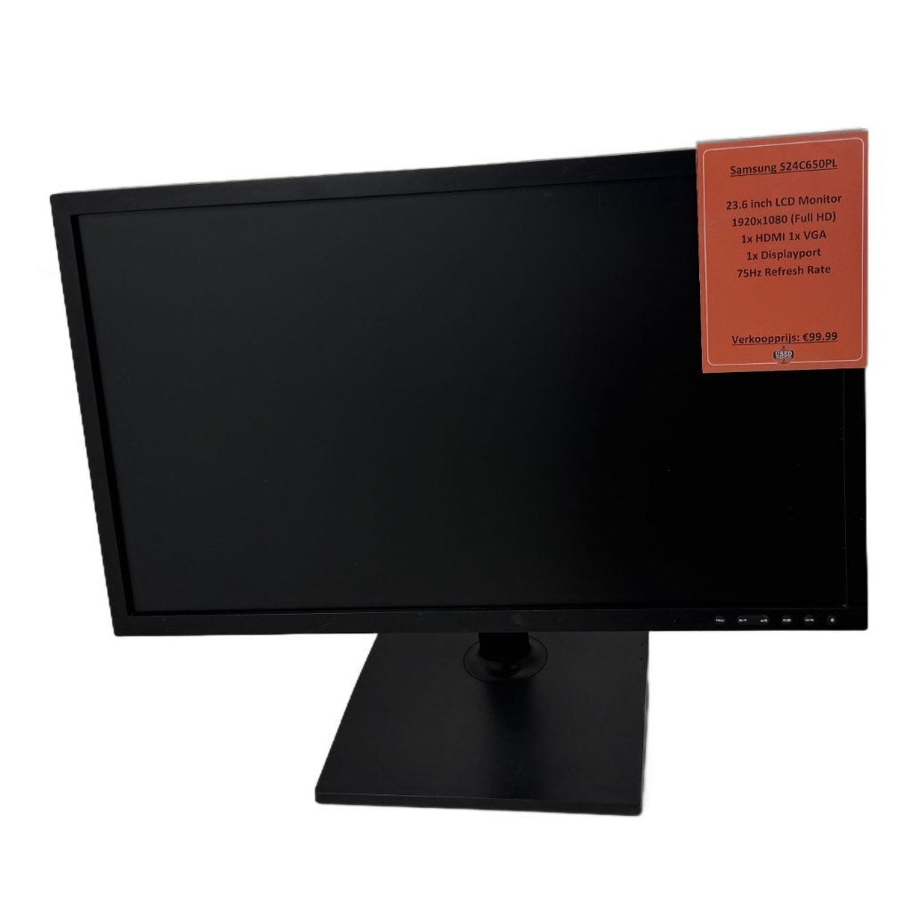 Samsung S24C650PL Monitor | Met garantie, Ophalen, IPS, Dordrecht@usedproducts.nl, Zo goed als nieuw