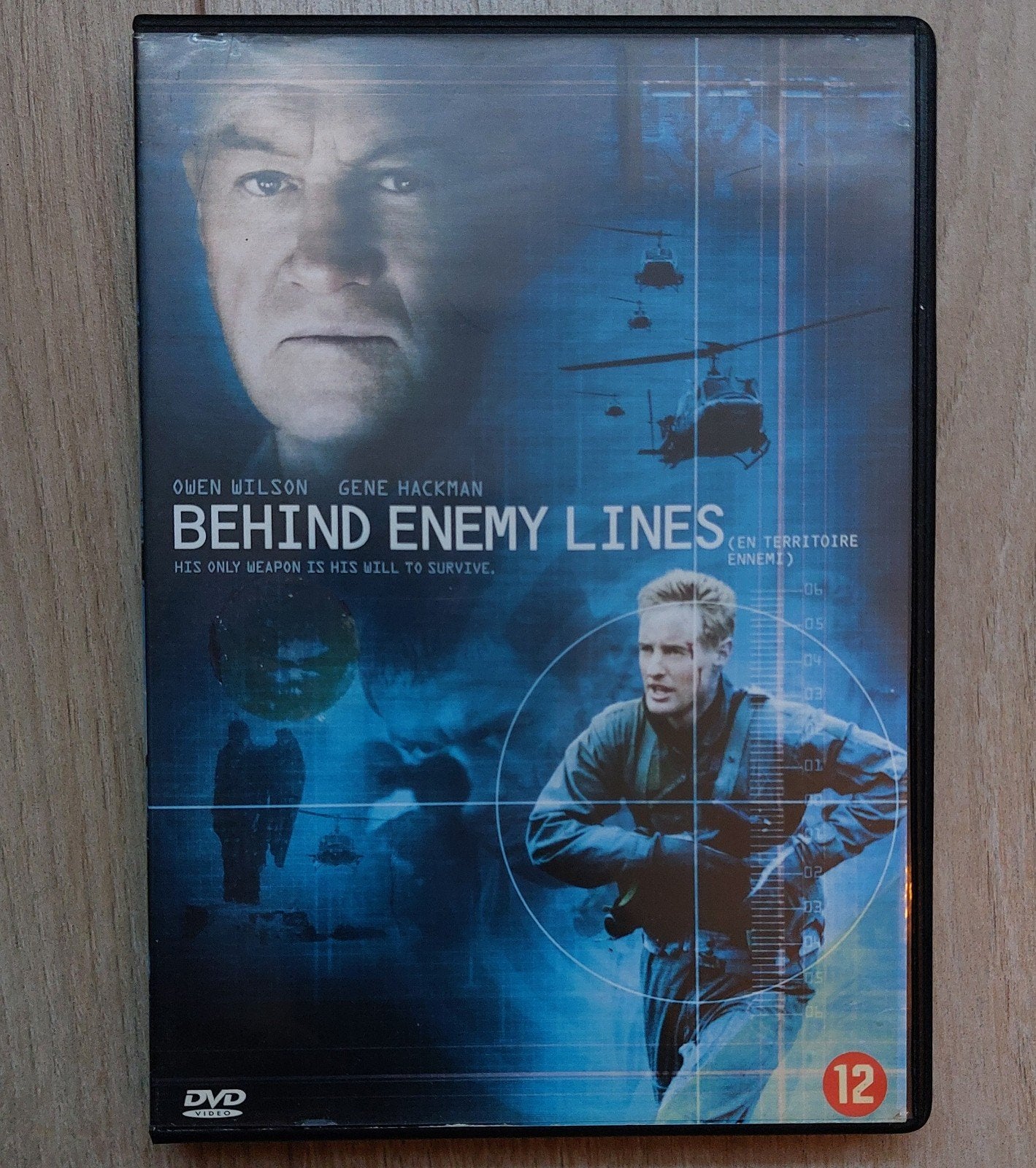 DVD - Behind enemy lines - Owen Wilson & Gene Hackman, Vanaf 12 jaar, Ophalen of Verzenden, Zo goed als nieuw, Actie