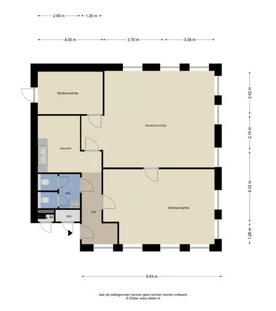 IN ALMERE TE HUUR KANTOOR-/PRAKTIJKRUIMTE ca 120M2, Zakelijke goederen, Bedrijfs Onroerend goed, 120 m², Huur, Kantoorruimte