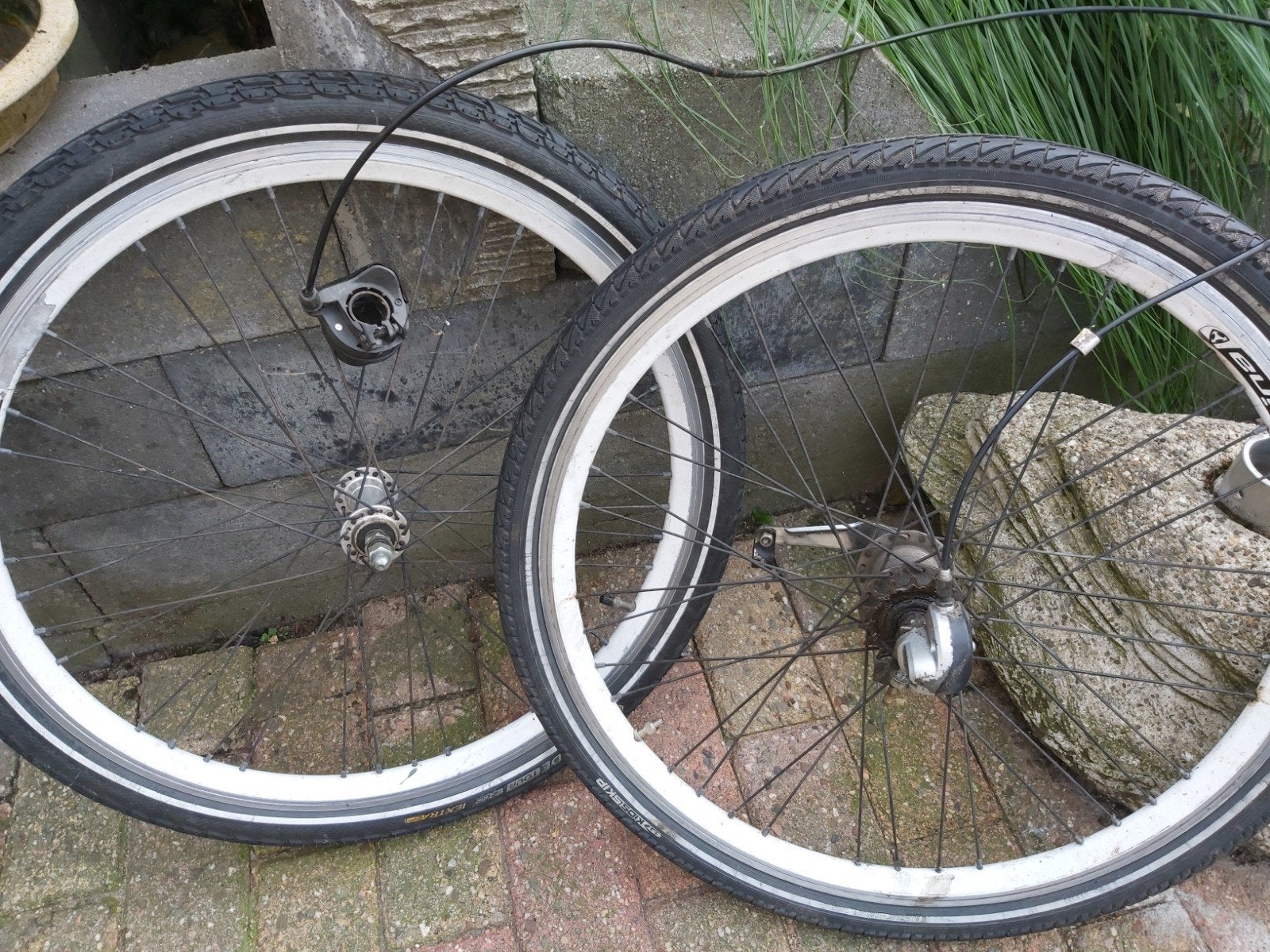 24 inc alpina velgen met 3 versnellingen terugtraprem banden, Ophalen
