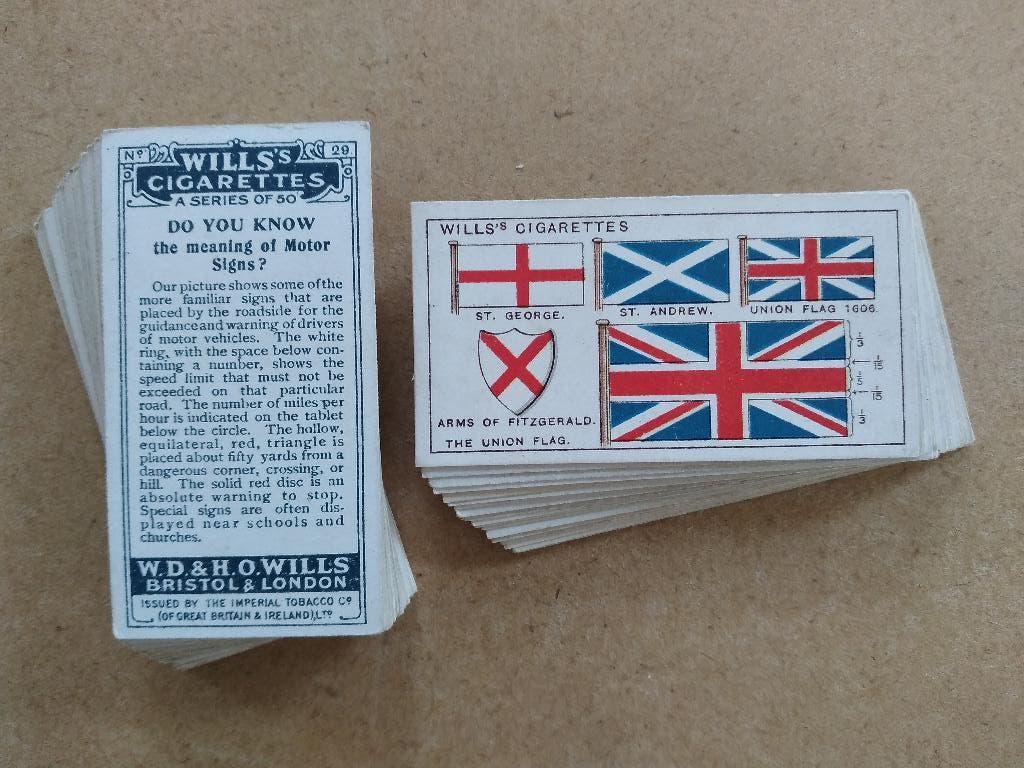 Do You Know A Series complete set 50 cigarette cards 1922, Ophalen