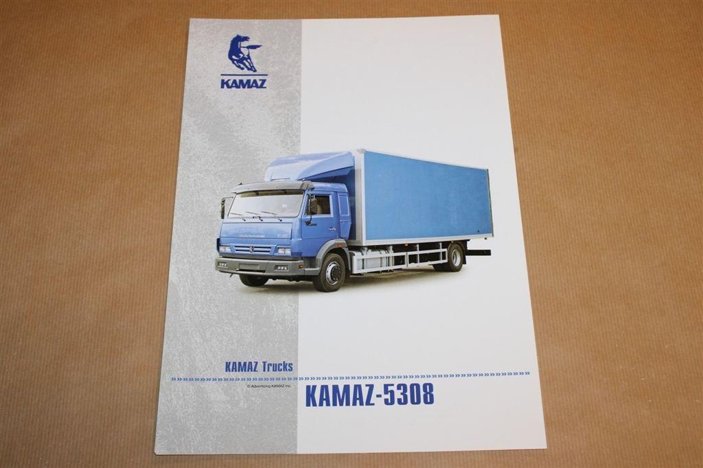 Kamaz Trucks - Kamaz - 5308 - Vrachtwagenfolder, Boeken, Auto's | Folders en Tijdschriften, Ophalen of Verzenden, Zo goed als nieuw