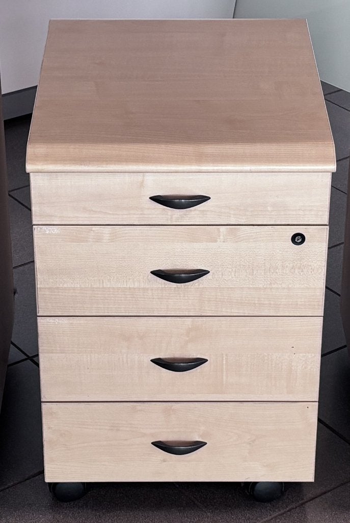Verrijdbare ladenblokje voor onder het bureau, Ophalen, Overige typen, 42 cm, Met wielen