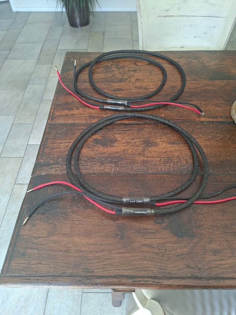 Live Cable Premium Luidsprekerkabel, Ophalen of Verzenden, Zo goed als nieuw, 2 tot 5 meter, Luidsprekerkabel