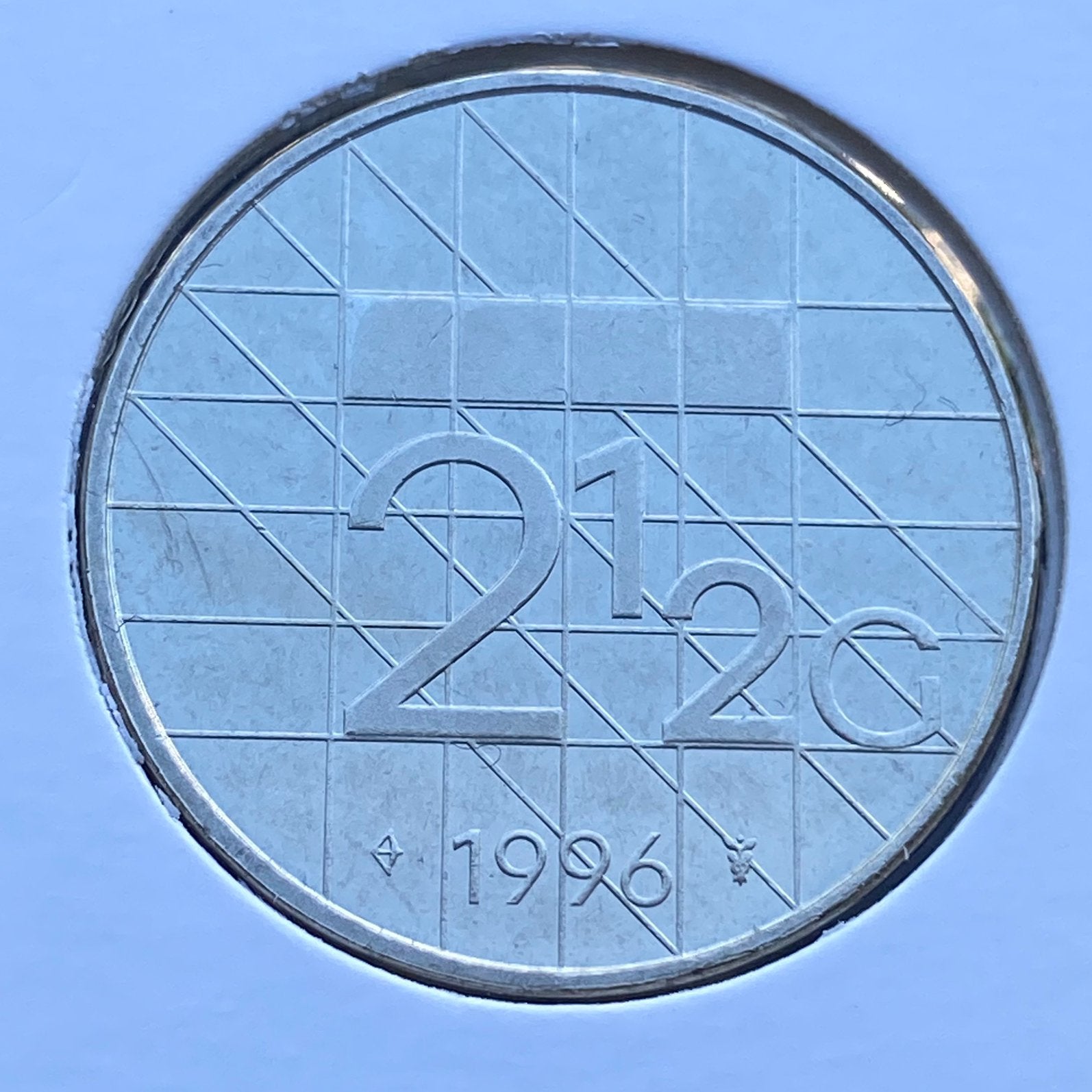 UNC / FDC Rijksdaalder van 2,5 Gulden uit 1996 van Beatrix, Postzegels en Munten, Munten | Nederland, Ophalen of Verzenden, Koningin Beatrix