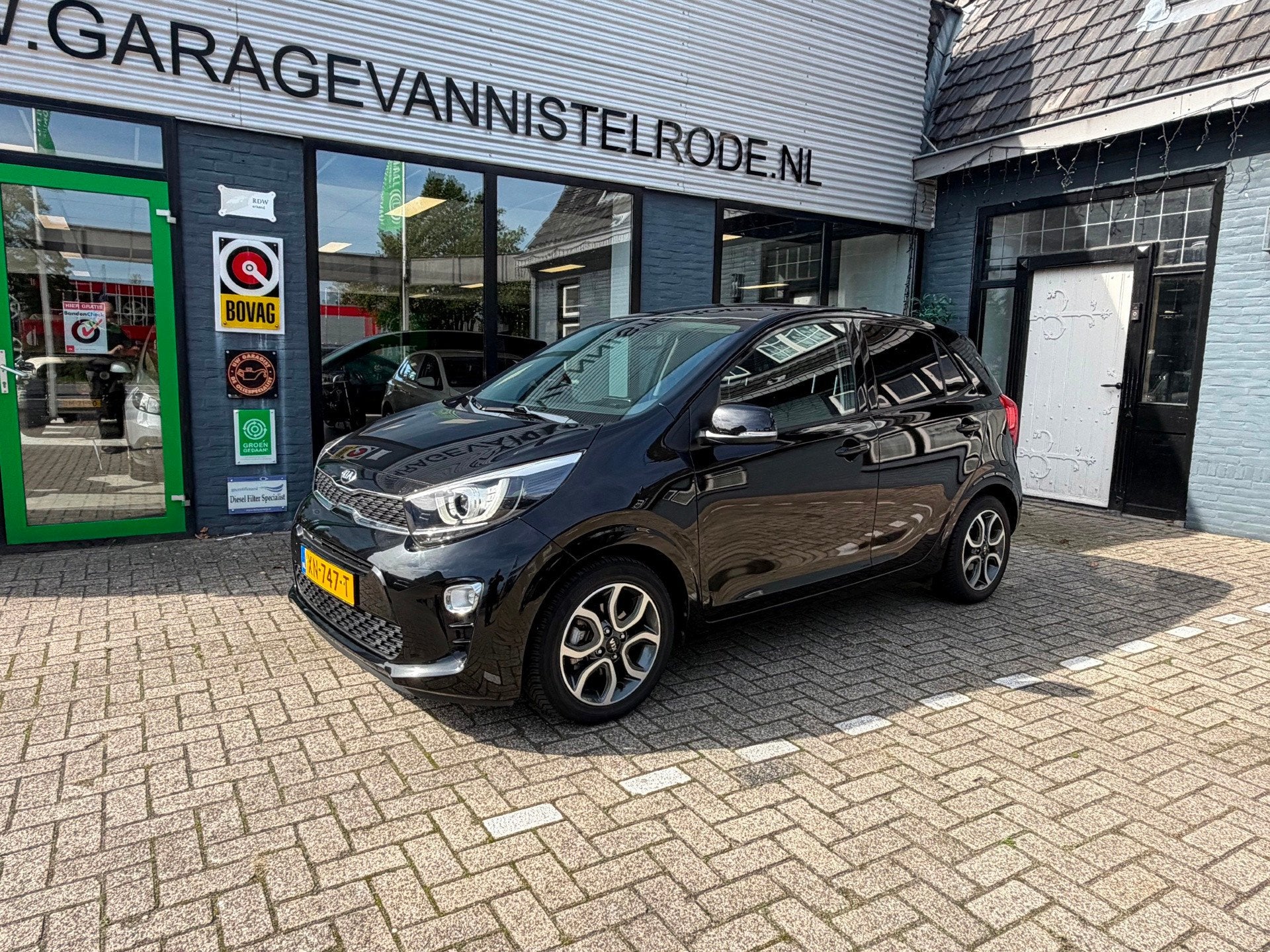 Kia Picanto 1.2 CVVT DynamicPlusLine AUTOMAAT / Camera, Auto's, Dealer onderhouden, Stof, Gebruikt, 4 cilinders