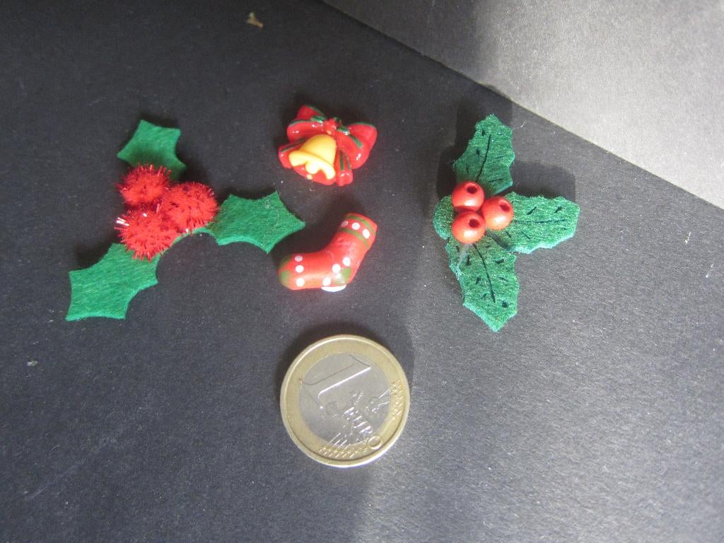 poppenhuis miniatuuren Kerstversieringen voor om de ramen, Verzamelen, Poppenhuizen en Toebehoren, Ophalen of Verzenden, Zo goed als nieuw