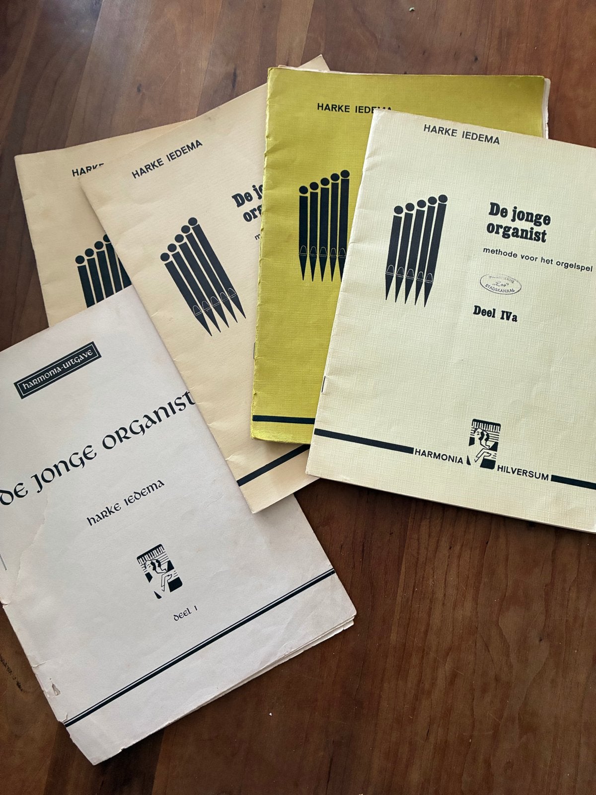 Orgel muziekboeken - De Jonge Organist (Harke Iedema), Gebruikt, Klassiek, Les of Cursus, Ophalen