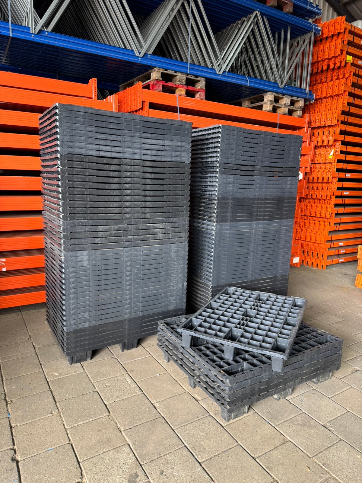 95x kunststof pallet 120x80 en 120x100cm, Ophalen, 100 cm of meer, 60 cm of meer, Overige typen