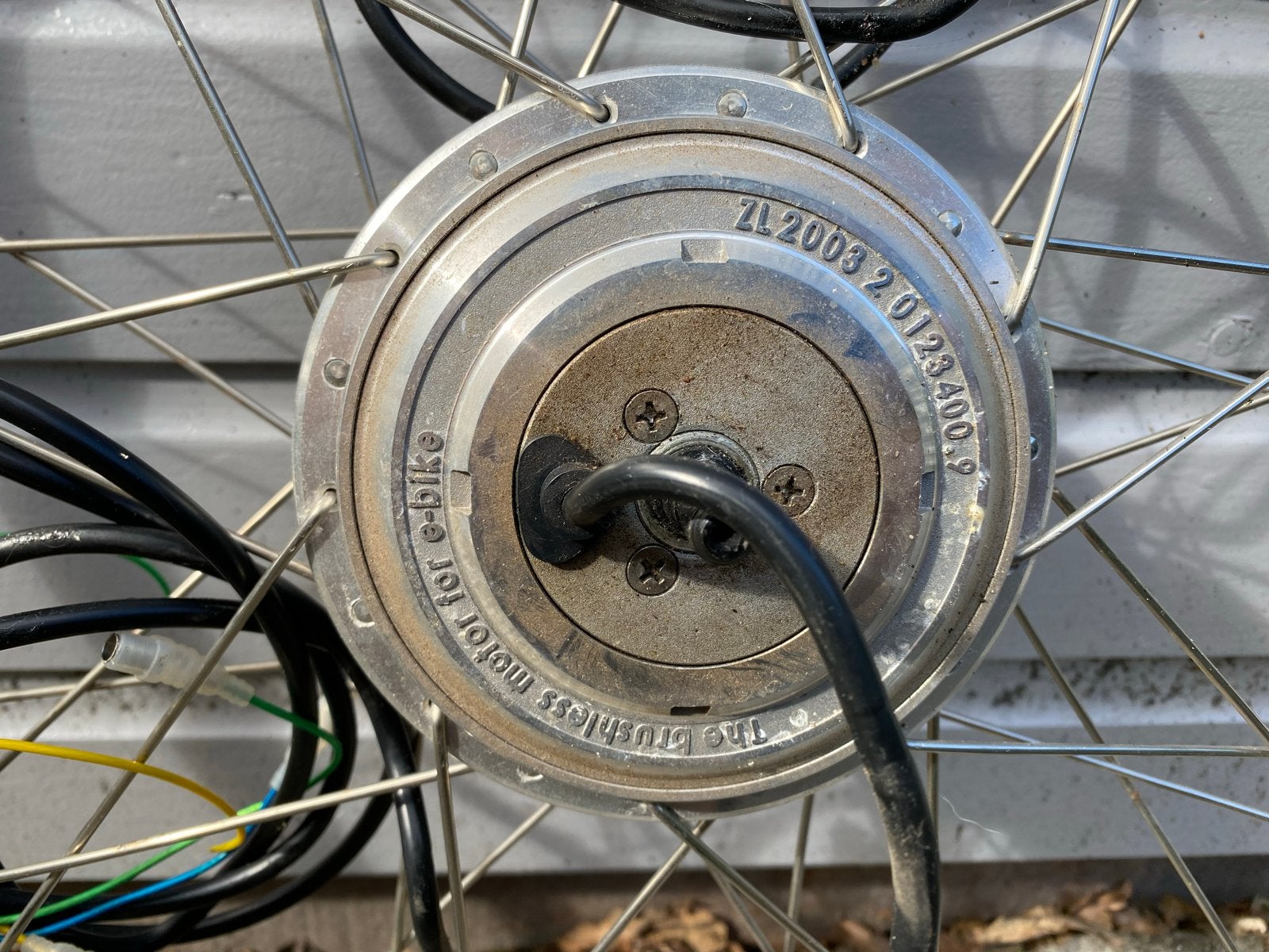 RIH E-bike voorwiel met motor ZL2003, Gebruikt, Aluminium, Ophalen, Elektrische fiets