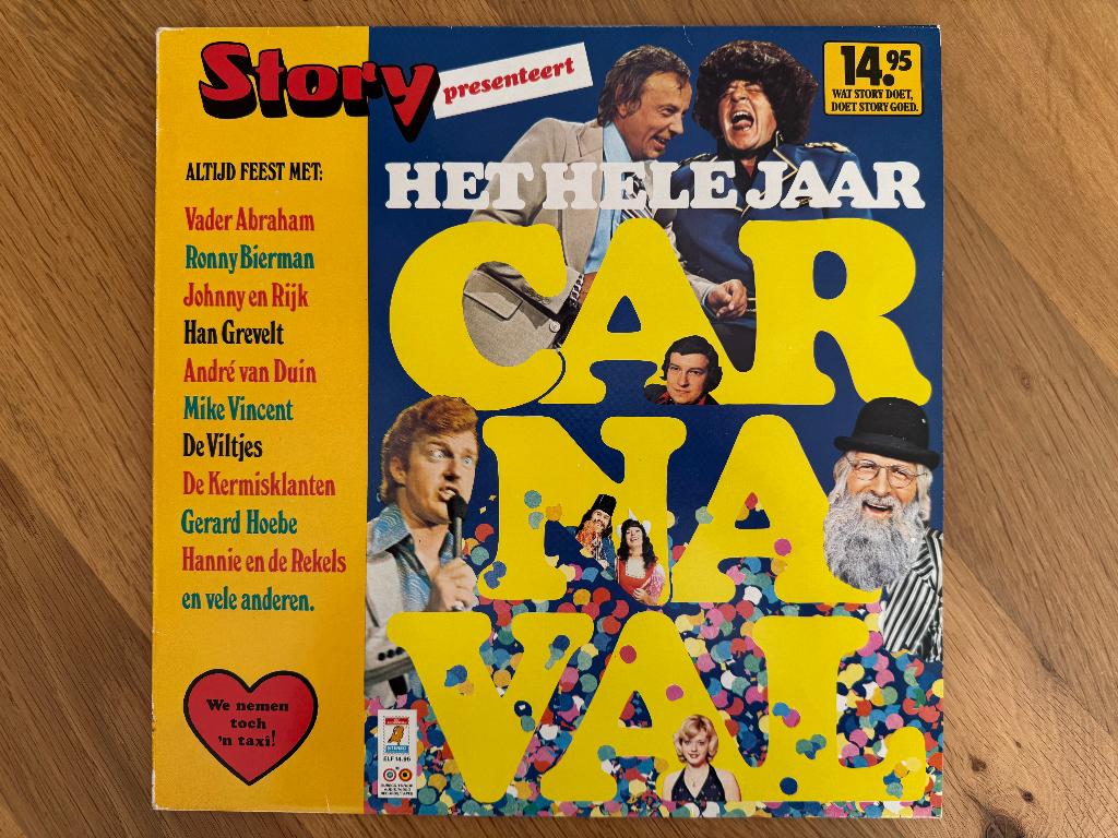 Carnaval LP, Ophalen of Verzenden, Levenslied of Smartlap, 12 inch, Inclusief binnenhoes