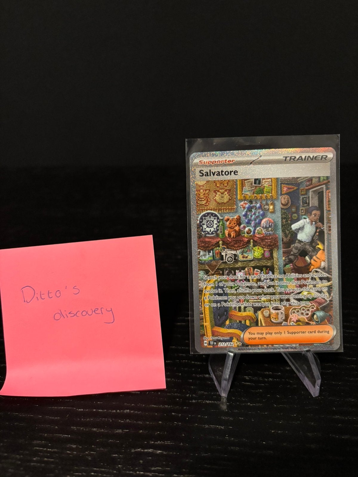 Pokemon - Salvatore - TEF212 - Temporal Forces - NM, Ophalen of Verzenden, Zo goed als nieuw