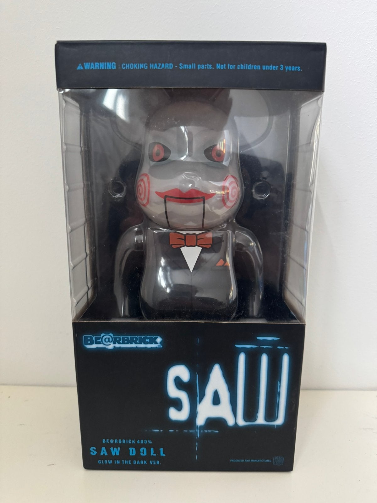 666 Limited Edition Glow in the Dark - 400% Saw- Bearbrick, Ophalen of Verzenden, Zo goed als nieuw