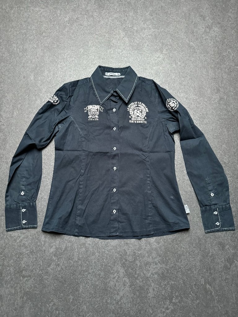 Bien Bleu blouse donkerblauw maat XL, Blauw, Maat 46/48 (XL) of groter, Ophalen of Verzenden, Zo goed als nieuw