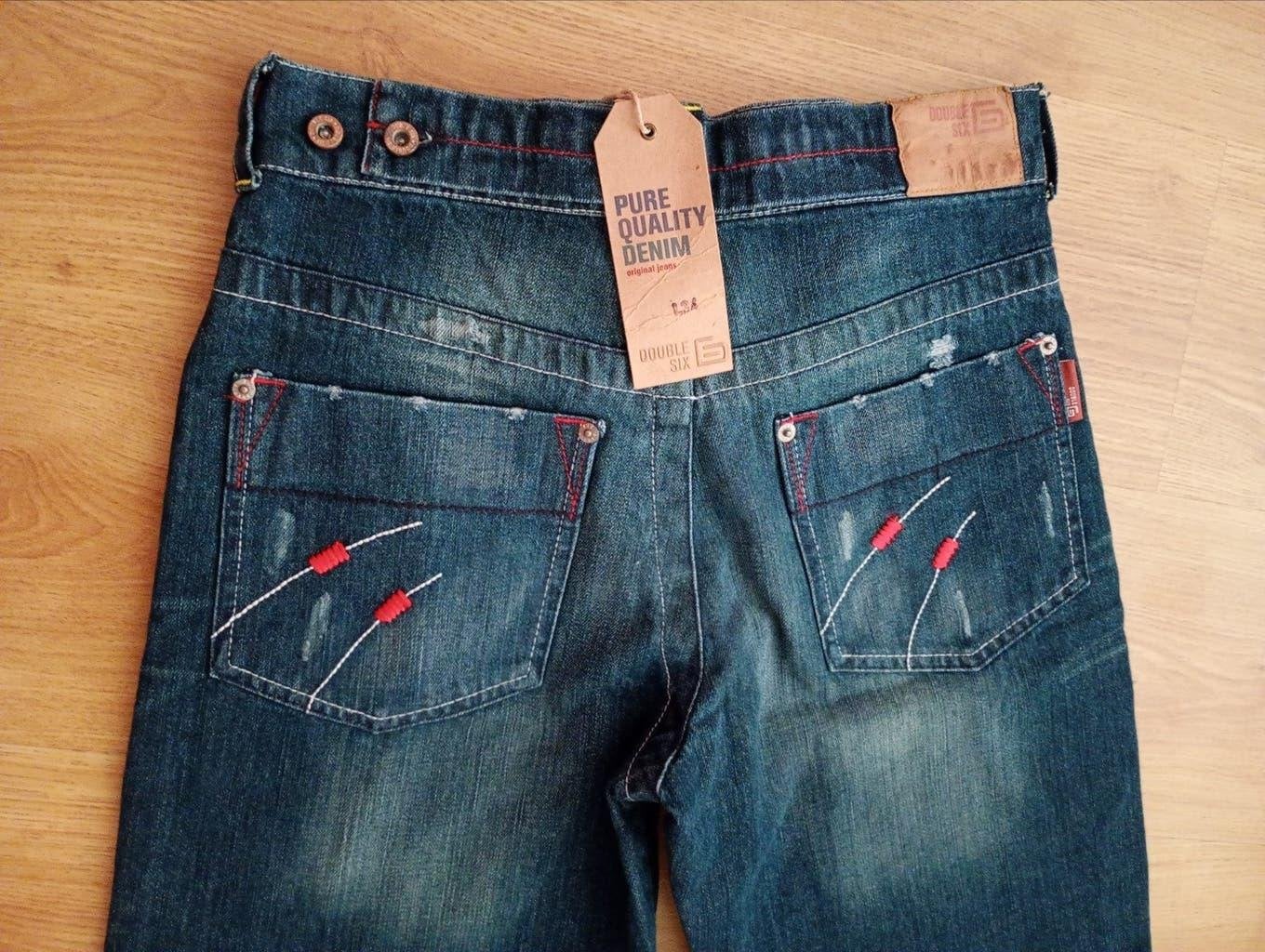 DOUBLE SIX MEN jeans. Louisiana Blue size 31-Lengte 34 NIEUW, Kleding | Heren, Blauw, Double six, Nieuw, W32 (confectie 46) of kleiner