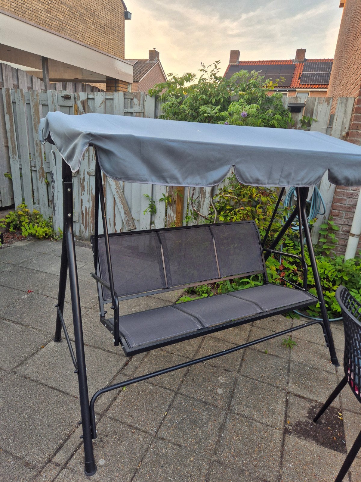 Schommelbank, Tuin en Terras, Ophalen, Zo goed als nieuw, Kunststof, Schommelbank