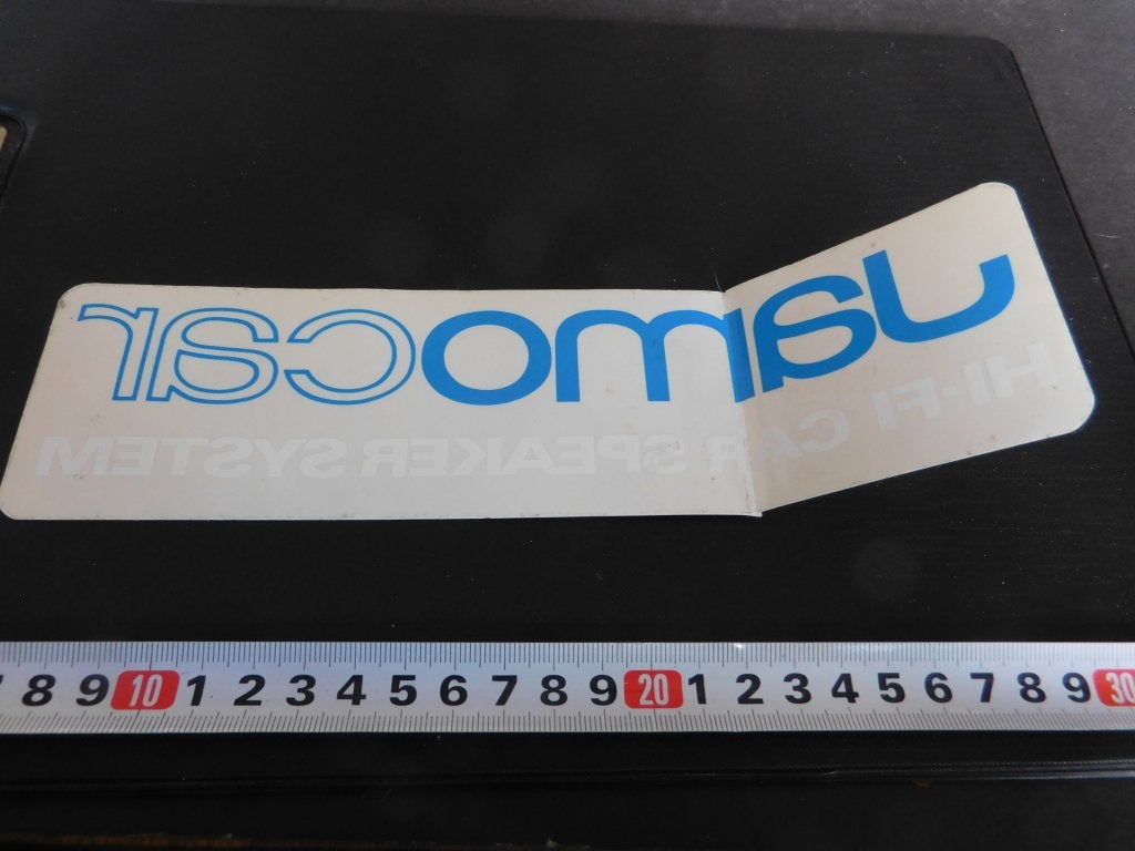 sticker Raamsticker JAMO CAR Hi-Fi Car Speaker system, Ophalen of Verzenden, Zo goed als nieuw