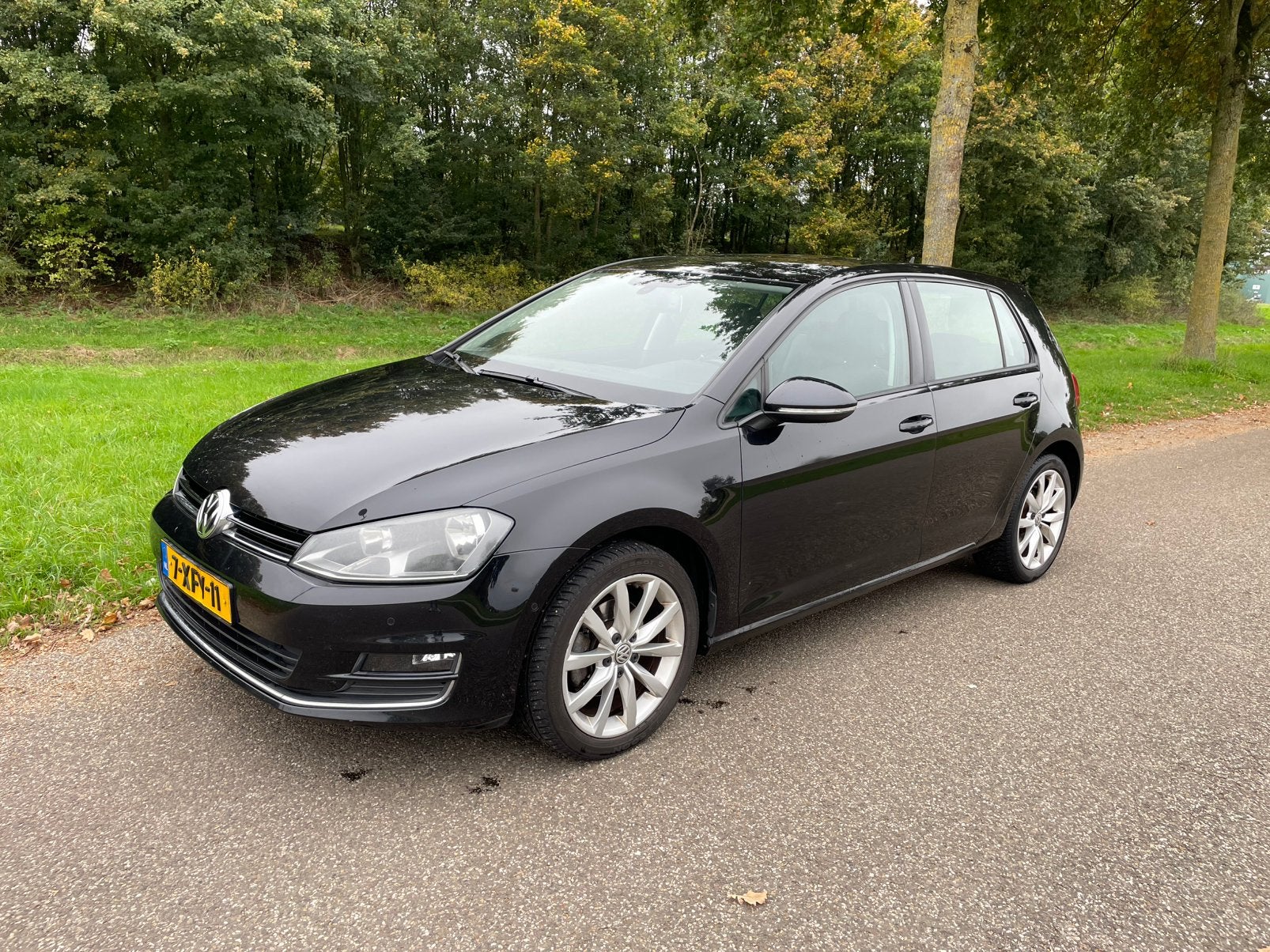 Volkswagen Golf 1.6 TDI Highline 81KW 5D DSG 2014 Zwart, Auto's, Volkswagen, Euro 6, 4 cilinders, 1239 kg, Zwart