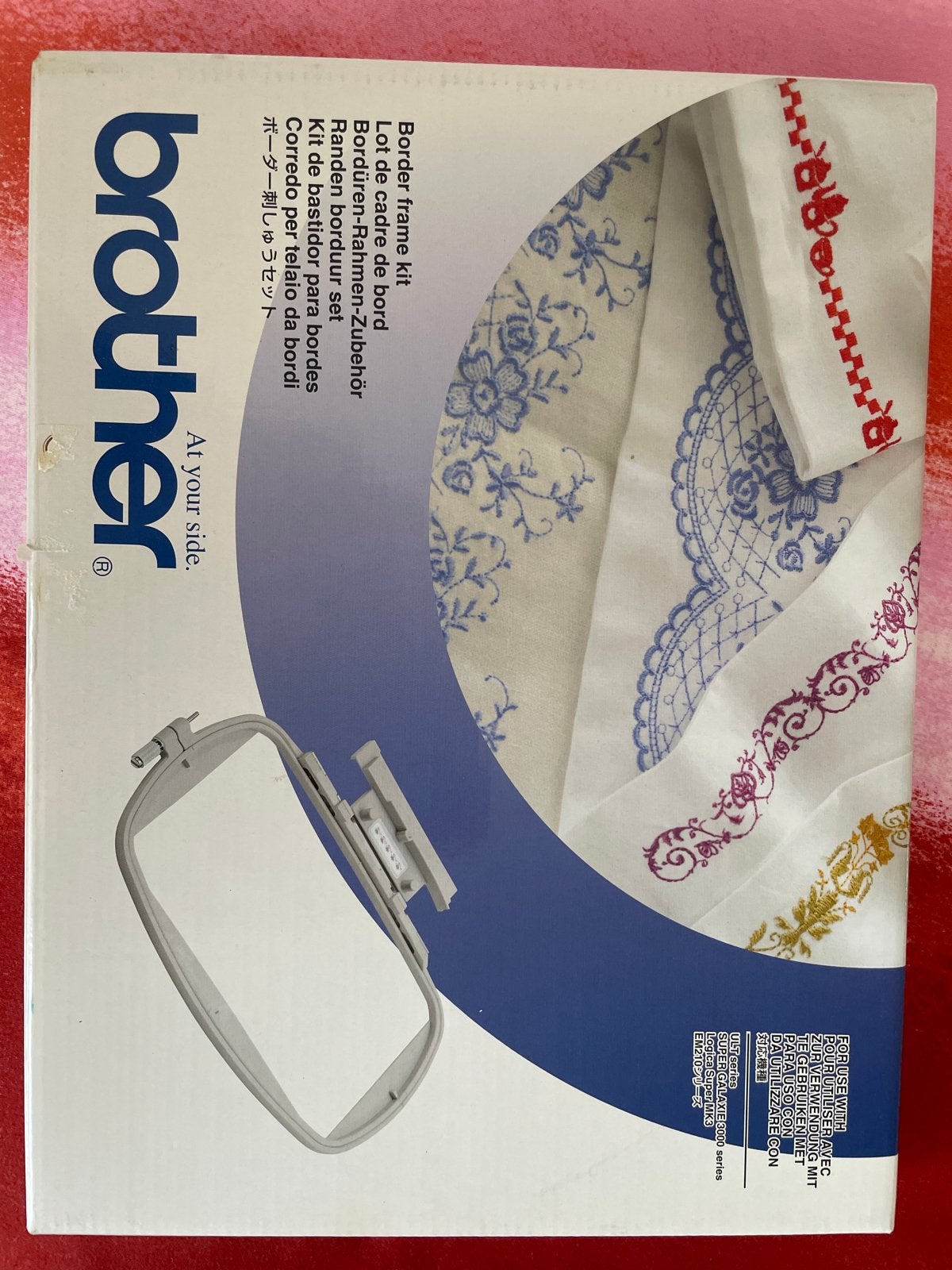 Brother Border Frame Kit voor Borduurmachines, Ophalen of Verzenden, Zo goed als nieuw, Machineborduren, Onderdeel of Toebehoren